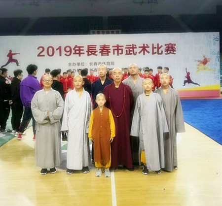 慧缘寺僧众参加长春市武术比赛